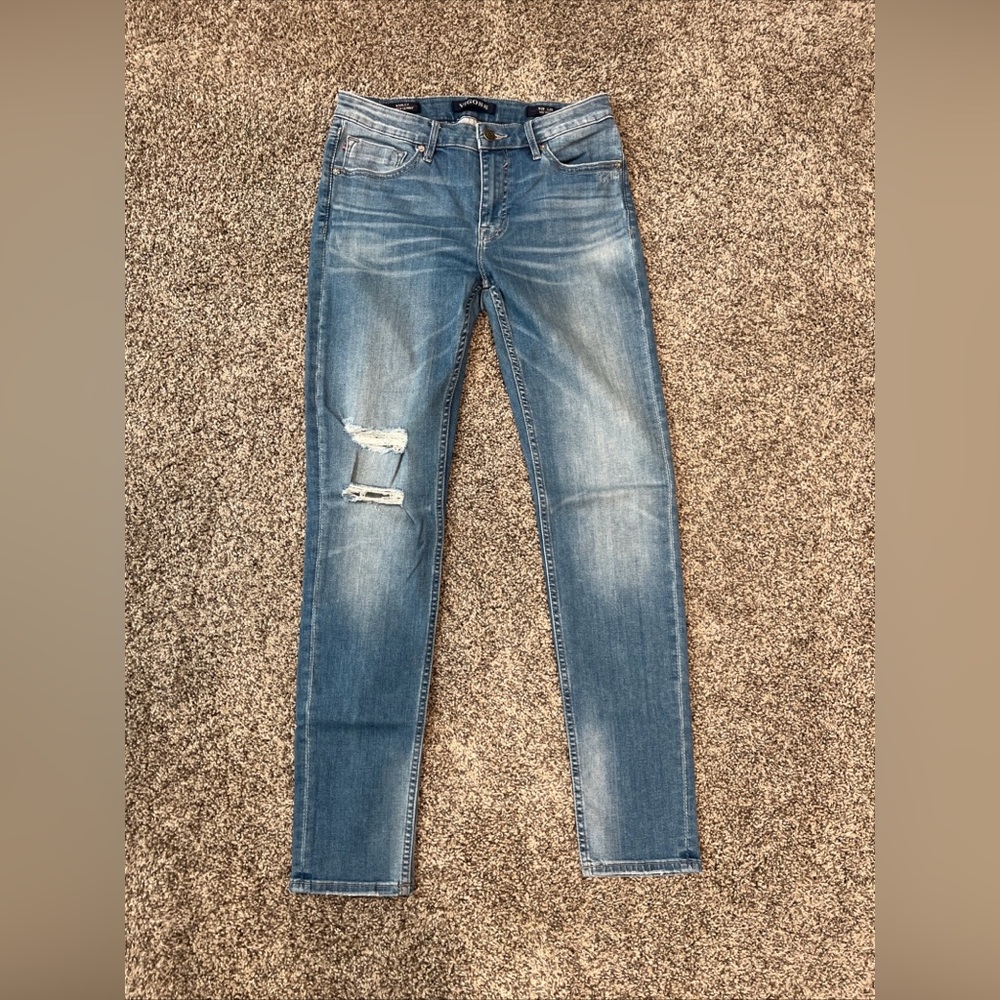 Vigoss Women’s Mid Rise Super Skinny Marley Jeans W28 L29